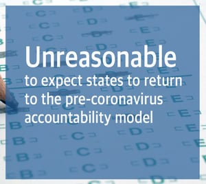 Unreasonable to expect states to return to pre coronavirus accountability models